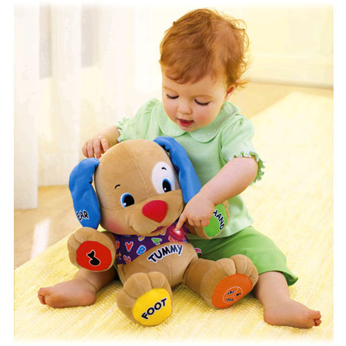 Fisher Price เจ้าตูบ tummy ตุ๊กตาเจ้าตูบ Tummy Laugh & Learn Learning Puppy