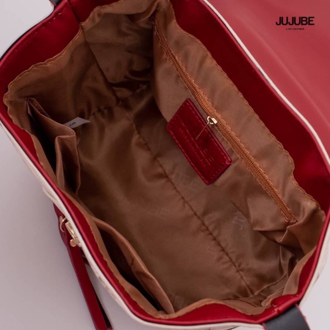 พร้อมส่ง เป้หนัง JUJUBE แบรนด์แท้ รุ่นใหม่ เป้ได้+สะพายข้างได้ ภายในกว้างจุของได้เยอะ