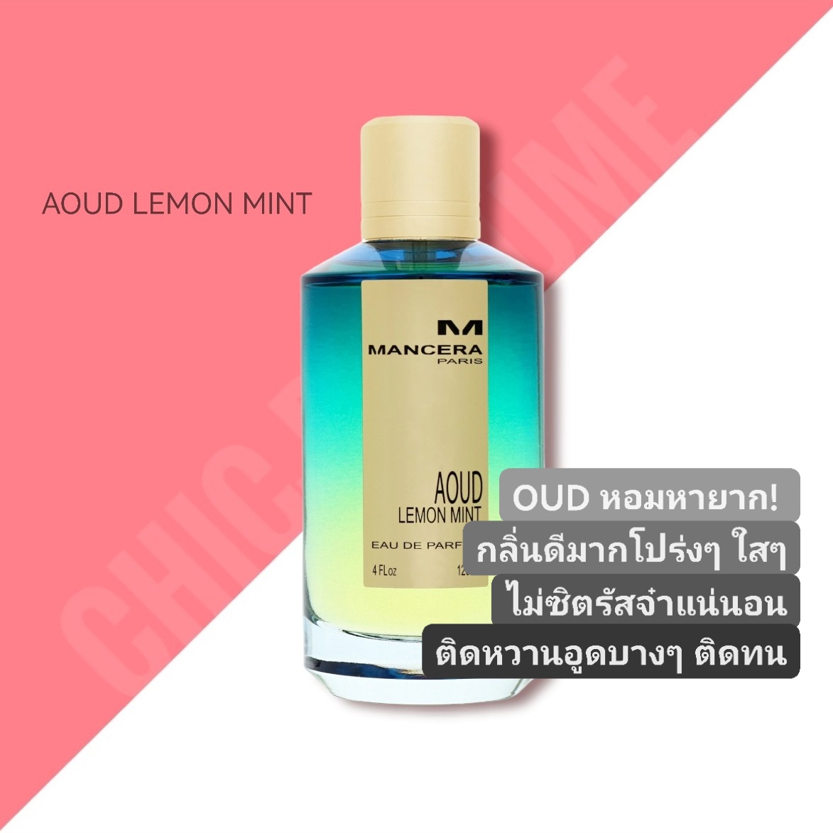 น้ำหอม MANCERA AOUD LEMON MINT EDP 120ML.