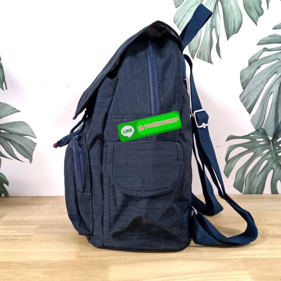 Kipling City Pack Medium Backpack กระเป๋าเป้ Kipling ขนาดกลาง วัสดุ Polyester 100% มีหูหิ้วด้านบน -ด้านหลัง มีซิปหลัง 1ช่องลึก -ด้านข้างมีช่องใส่ของเล็กน้อยทั้ง 2 ด้าน เปิด-ปิด ด้วยกระดุมแม่เหล็ก -ด้านหน้ามีช่องซิปใส่ของแยก 1 ช่อง และ ช่องปรับขนาดด้วยสายล