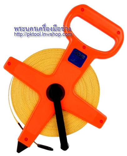 เทปวัดที่ สายใยแก้ว แบบด้ามปืน ตรา TOPLON
