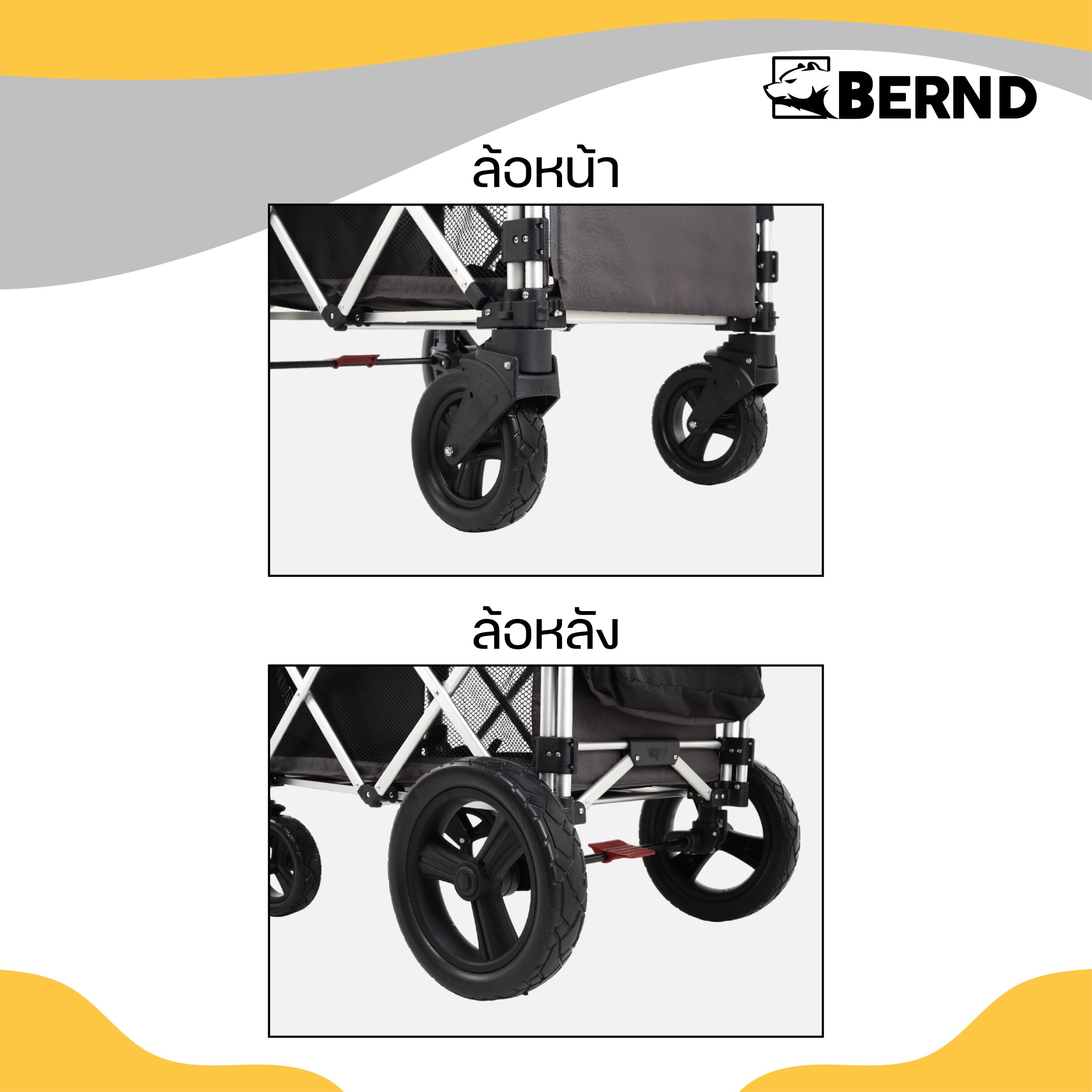 ล้อแต่ง สำหรับรถเข็น Bernd Bloom Pet - All Terrain Wheels Set