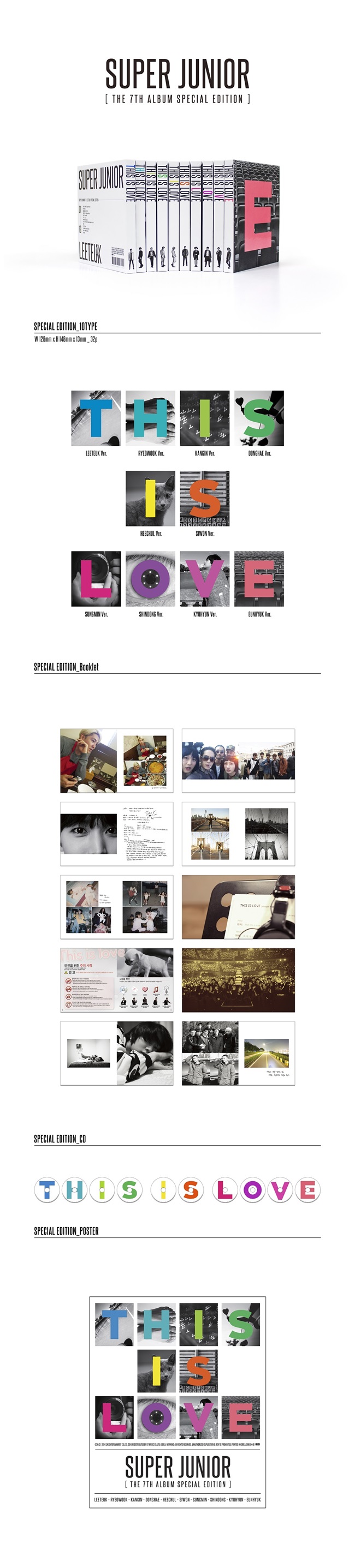 [Super Junior] 7th Album - Repackage "This is Love"