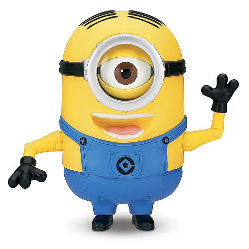 ฮ Despicable Me 2 8-inch Talking Minion - Stuart ของแท้ นำเข้าจากอเมริกา