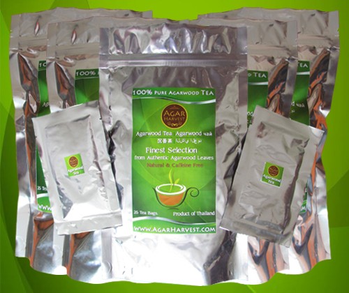 AgarHarvest ชาหอม ลดน้ำหนัก ชากฤษณาแท้ ชาไม้หอมกฤษณา ชาสมุนไพร Agarwood Tea 500 ซอง