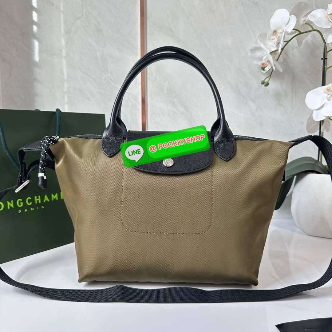 LONGCHAMP LE PLIAGE ENERGY MEDIUM HANDBAG 🔖กระเป๋าสะพายไหล่/ถือ คอลเลคชั่นใหม่สไตล์เรียบหรู ขนาดกลางจุของได้เยอะ