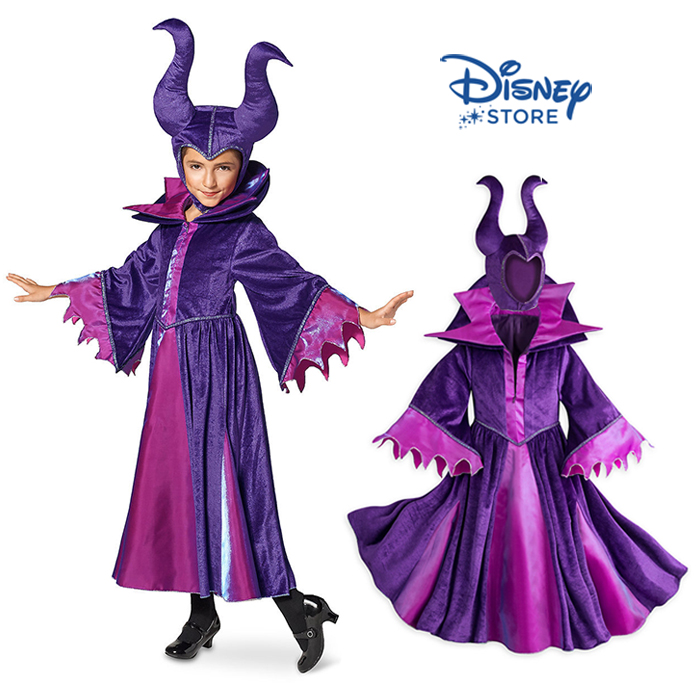 ฮ Maleficent Costume for Kids ของแท้ นำเข้าจากอเมริกา (Size7/8)