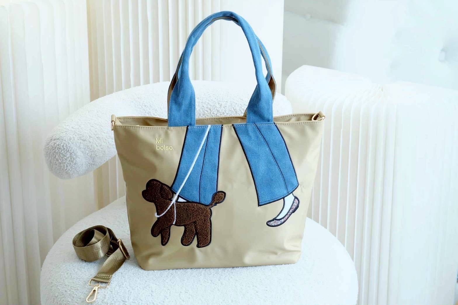 กระเป๋าผ้า Miszapatos แบรนด์ที่ญี่ปุ่นฮิตมาก ดีไซน์น่ารัก วัสดุผ้าไนล่อน เกรดหนา สามารถกันน้ำกันฝุ่นได้