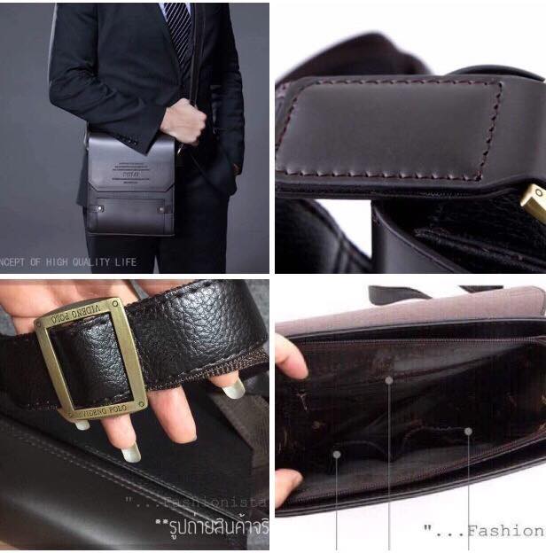 หมดล็อตนี้รอของยาวนะจ๊ะ สนใจรีบสั่งเลย งานคุณภาพพร้อมส่งค่ะ POLO FOR MEN กลับมาอีกครั้งตามคำเรียกร้อง !! ไอเทมหล่อๆของคุณผู้ชาย ใบนี้ต้องยกนิ้วให้เลยค่ะดูดีฝุดๆ กระเป๋าสะพายหนัง pu คัดเกรดคุณภาพคับคั่ง ออกแบบเน้นความเรียบหรูแบบเข้มๆดูมีรสนิยมมากๆ งานหนังข