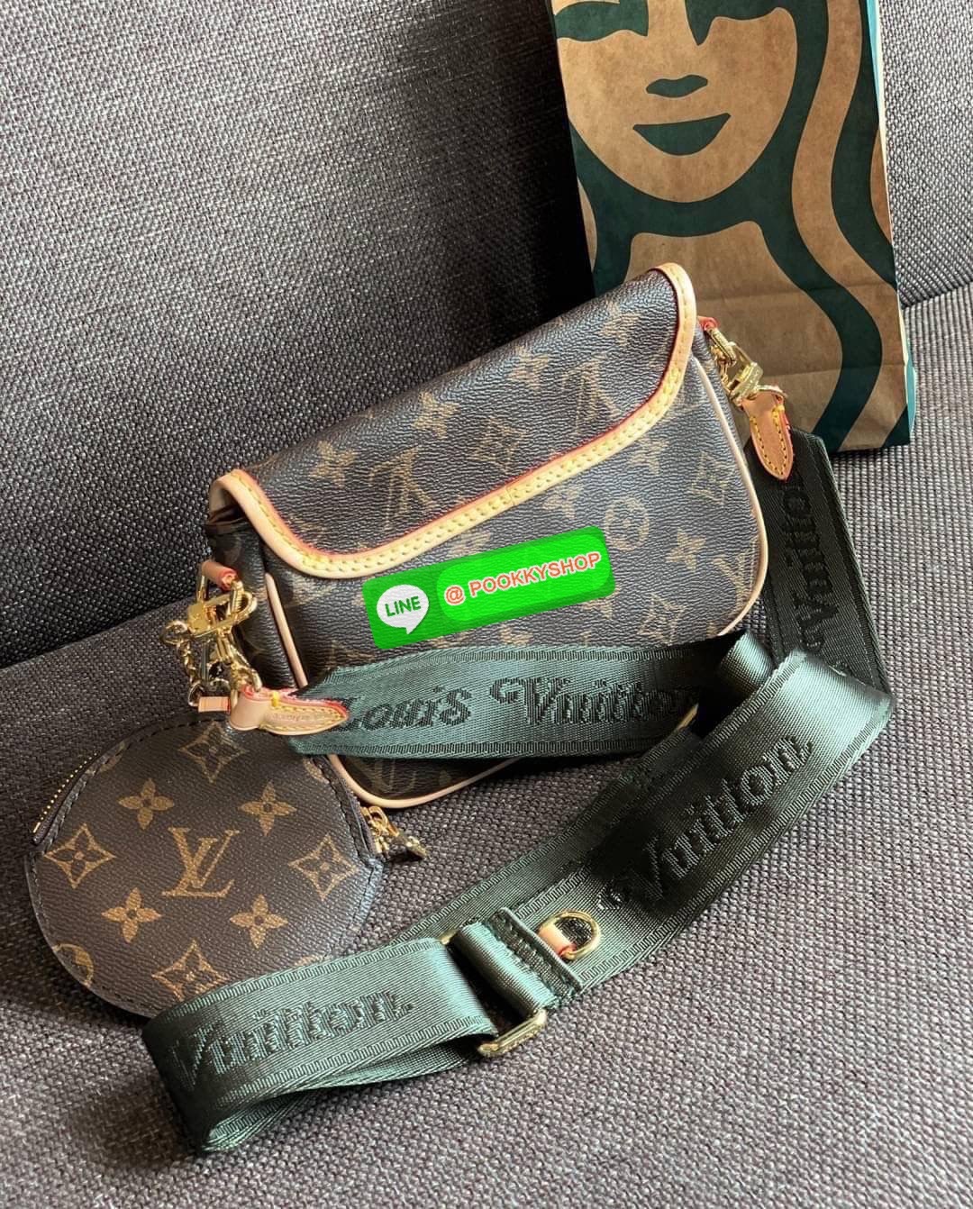 💥LIMITED EDITION LV PREMIUM GIFT LV MULTI POCHETTE ACCESSORIES 💥พร้อมส่งที่ไทย รุ่นหายากมากๆ สุดคุ้ม!! สินค้าพรีเมี่ยมกิ๊ฟ ตปท. ✔️กระเป๋าวัสดุหนังแท้อย่างดี ที่รังสรรค์ออกแบบให้สะพายข้างได้;หรือเปลี่ยนสายเป็นหิ้วหรือคล้องไหล่ได้