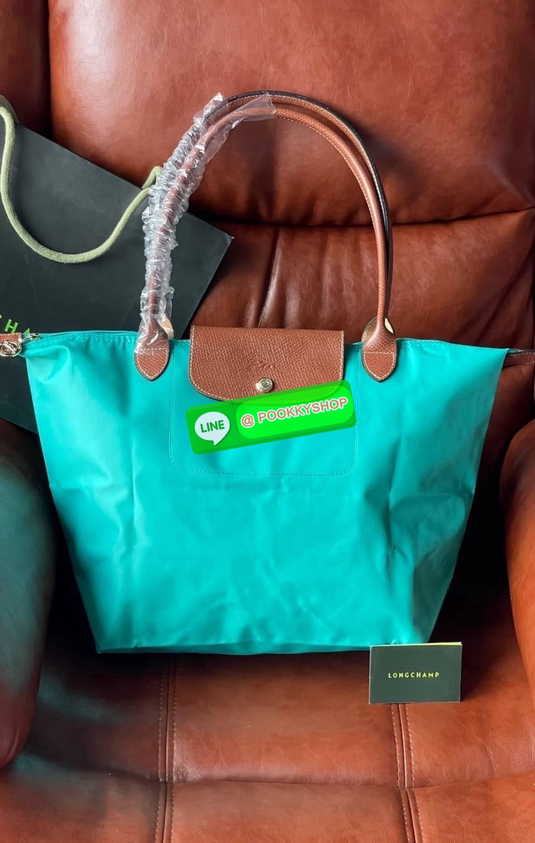 size L หูยาว ฝาน้ำตาล LONGCHAMP LE PLIAGE ORIGINAL SHOULDER BAG L ( หูยาว )กระเป๋าสะพายไหล่ รุ่น Original