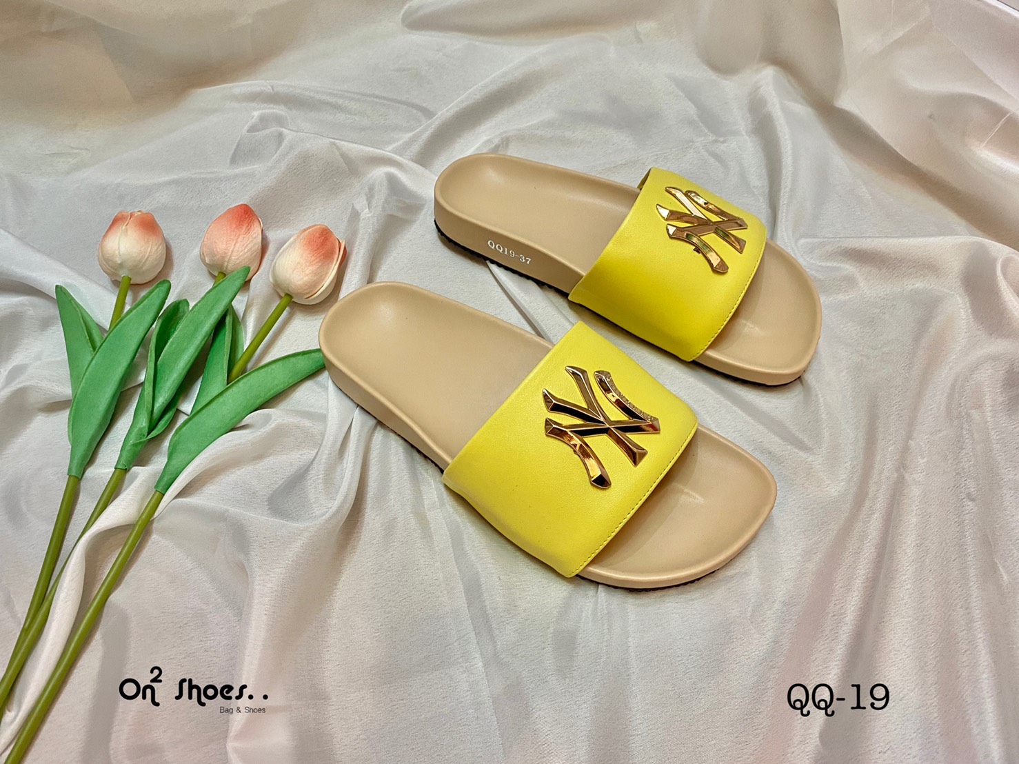 NY Sandals เข้าแล้วค่าาา💕พาสเทลที่รัก คอลใหม่ล่าสุด จากแบรนด์ New Yankees บอกเรยช้าอด น่ารักมากกกกกกก นิ่มมากกกกกก งานสวยน่าใส่มาก