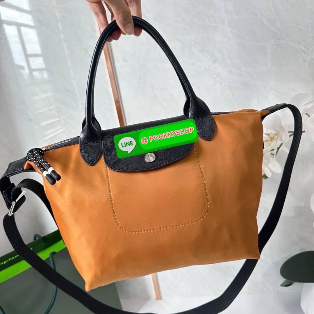 LONGCHAMP LE PLIAGE ENERGY MEDIUM HANDBAG 🔖กระเป๋าสะพายไหล่/ถือ คอลเลคชั่นใหม่สไตล์เรียบหรู ขนาดกลางจุของได้เยอะ