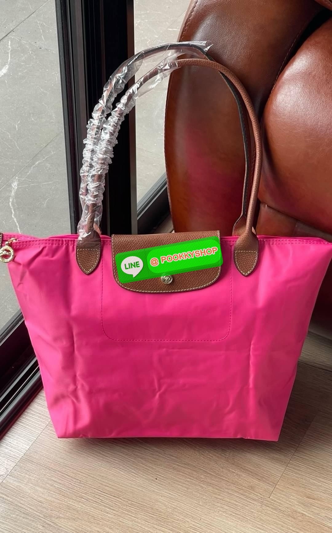 size L หูยาว ฝาน้ำตาล LONGCHAMP LE PLIAGE ORIGINAL SHOULDER BAG L ( หูยาว )กระเป๋าสะพายไหล่ รุ่น Original