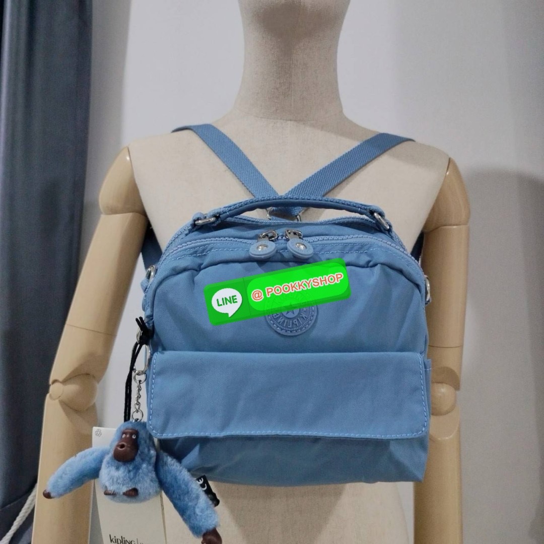 KIPLING Cand 2 ways backpack กระเป๋าถือหรือสะพายข้าง ขนาดกลาง วัสดุ Polyester 100% -ด้านหน้ามี 2 ช่องซิป -ช่องหลักโล่งกว้าง ใส่ของได้เยอะสุดๆ พร้อมช่องซิปและช่องแยกด้านข้างให้แยกของได้เป็นระเบียบมากขึ้น สามารถติใส่กระเป๋าสตางค์ใบยาวได้ มาพร้อมสายคล้องพวงก
