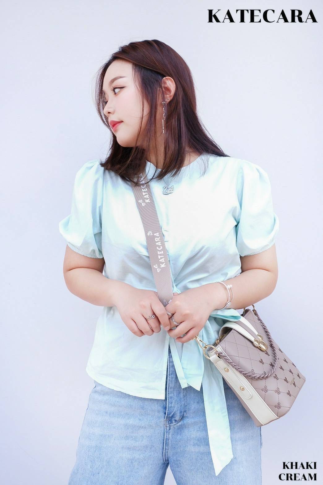 ว๊าวววๆๆ สวยมาก แบรนด์แท้ KATECARA ทรงถัง หน้ามิกกี้ มี2 สาย งานสวยมากๆ คะ