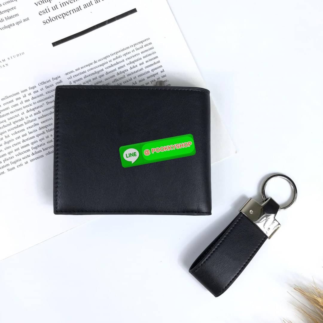 Levi's Leather Wallet with Key Fob Set กระเป๋าสตางค์ใบสั้น Set สุดคุ้มมอบให้เป็นของขวัญหรือใช้เองก็แนะนำค่ะ