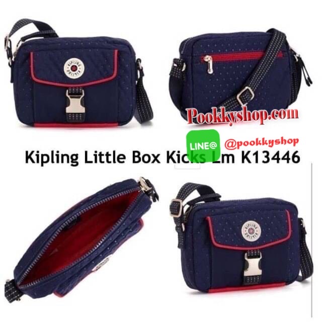🚚 พร้อมส่ง 🚚 Kipling Little Box Kicks Lm Bag K13446 คอลเลคชั่นใหม่ล่าสุดสไตล์ Shoulder bag ขนาดกำลังน่ารัก ด้านหน้าออกแบบน่ารัก ช่องใส่ของด้านหน้า 1 ช่อง เปิดปิดด้วยตัวล็อคทันสมัย อะไหล่ปั้มแบรนด์ ช่องหลักใช้งานเปิดปิดด้วยซิปรูด ที่จับซิปป