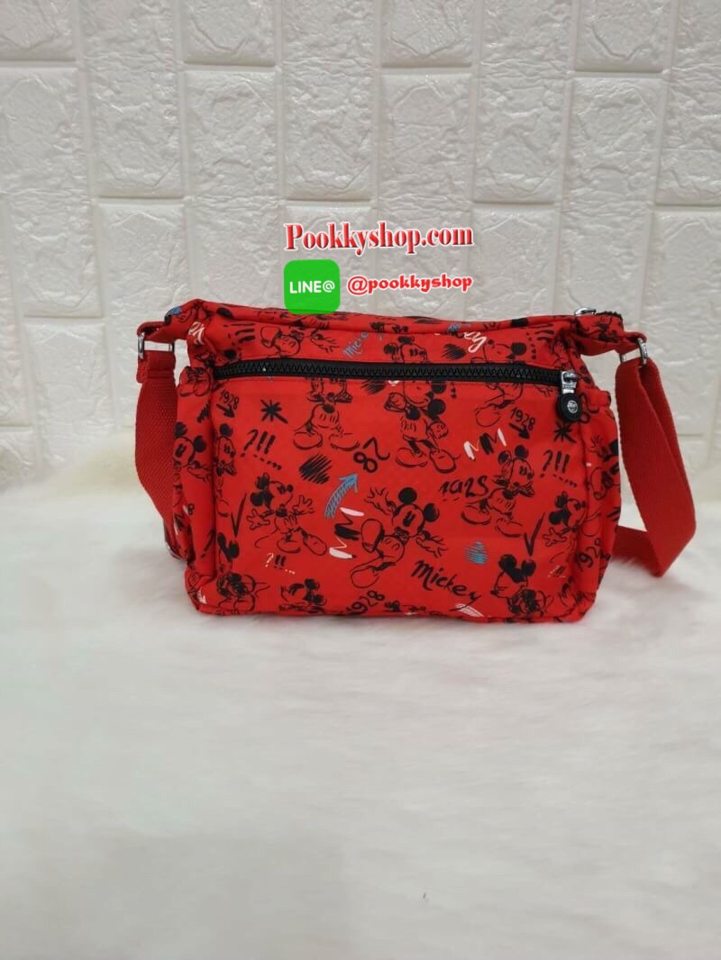 พร้อมส่ง KIPLING CROSSBODY BAG กระเป๋าสะพายพิมพ์ลายมิกกี้สีสันสดใส จุดเด่นมีช่องซิปหลายช่อง จุของได้เยอะและเป็นสัดส่วน มาพร้อมกับสายสะพายที่สามารถปรับระดับได้ จะสะพายข้างหรือสะพายแบบเฉียงก็ดูดีนะคะ รุ่นนี้ขอแนะนำเลยค่าาา