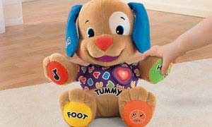Fisher Price เจ้าตูบ tummy ตุ๊กตาเจ้าตูบ Tummy Laugh & Learn Learning Puppy