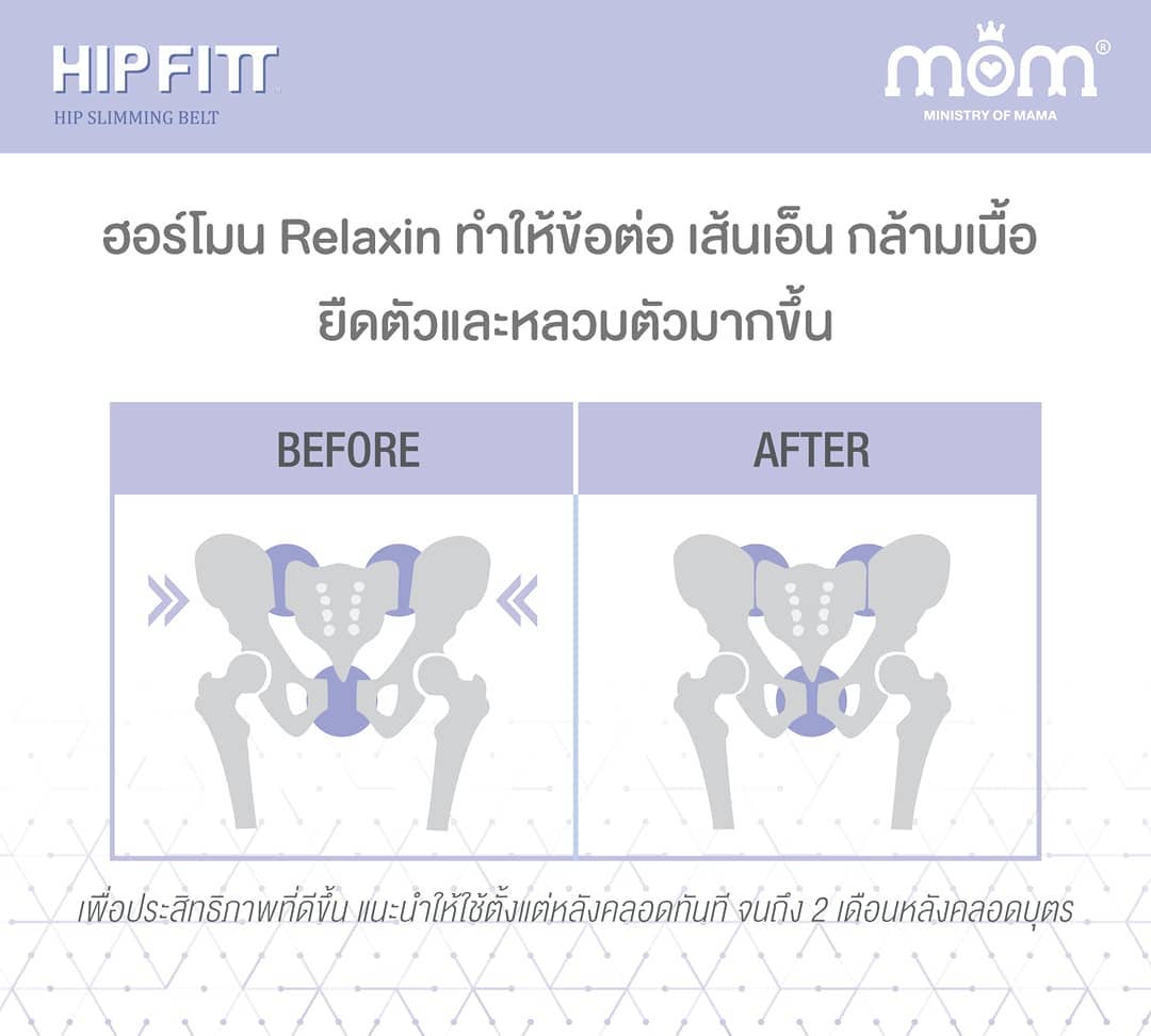 Ministry of mama รุ่น Hip Fitt เข็มขัดกระชับสะโพกสำหรับคุณแม่หลังคลอด One size