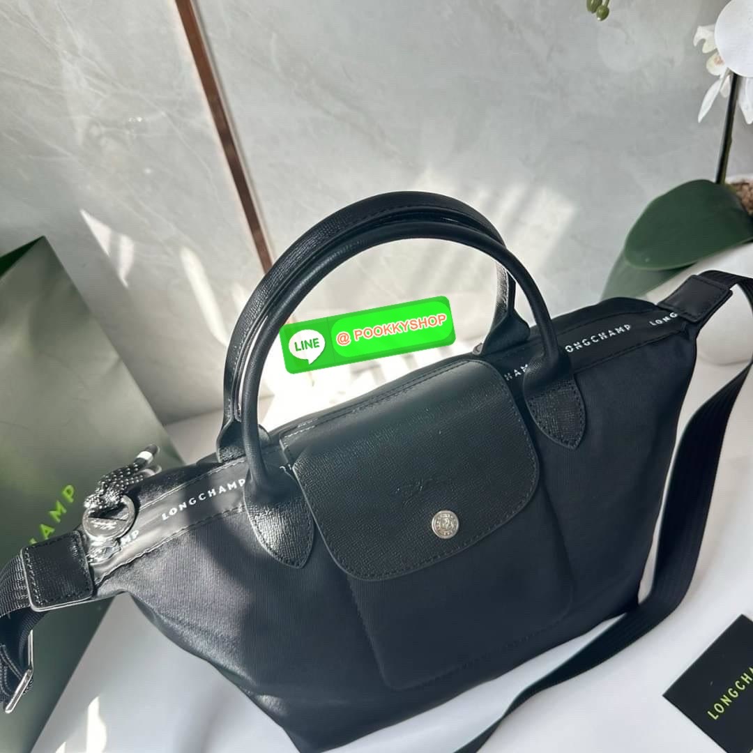 LONGCHAMP LE PLIAGE ENERGY MEDIUM HANDBAG 🔖กระเป๋าสะพายไหล่/ถือ คอลเลคชั่นใหม่สไตล์เรียบหรู ขนาดกลางจุของได้เยอะ