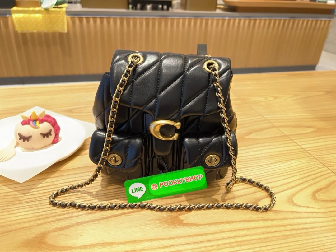 NEW ARRIVAL! สวยเกินห้ามใจ หนังนิ่มฟูสุดๆไปเลยค่า COACH TABBY QUILING BACKPACK ((CU076)) 💌พร้อมส่ง! ใหม่ก่อนใคร กับกระเป๋าทรงที่ฮิตเกินต้าน หนังแท้อย่างดี หนังนิ่ม ฟู ลื่นเงาแววสวยมากๆ ตัดกับอะไหล่ทองแย่างลงตัว