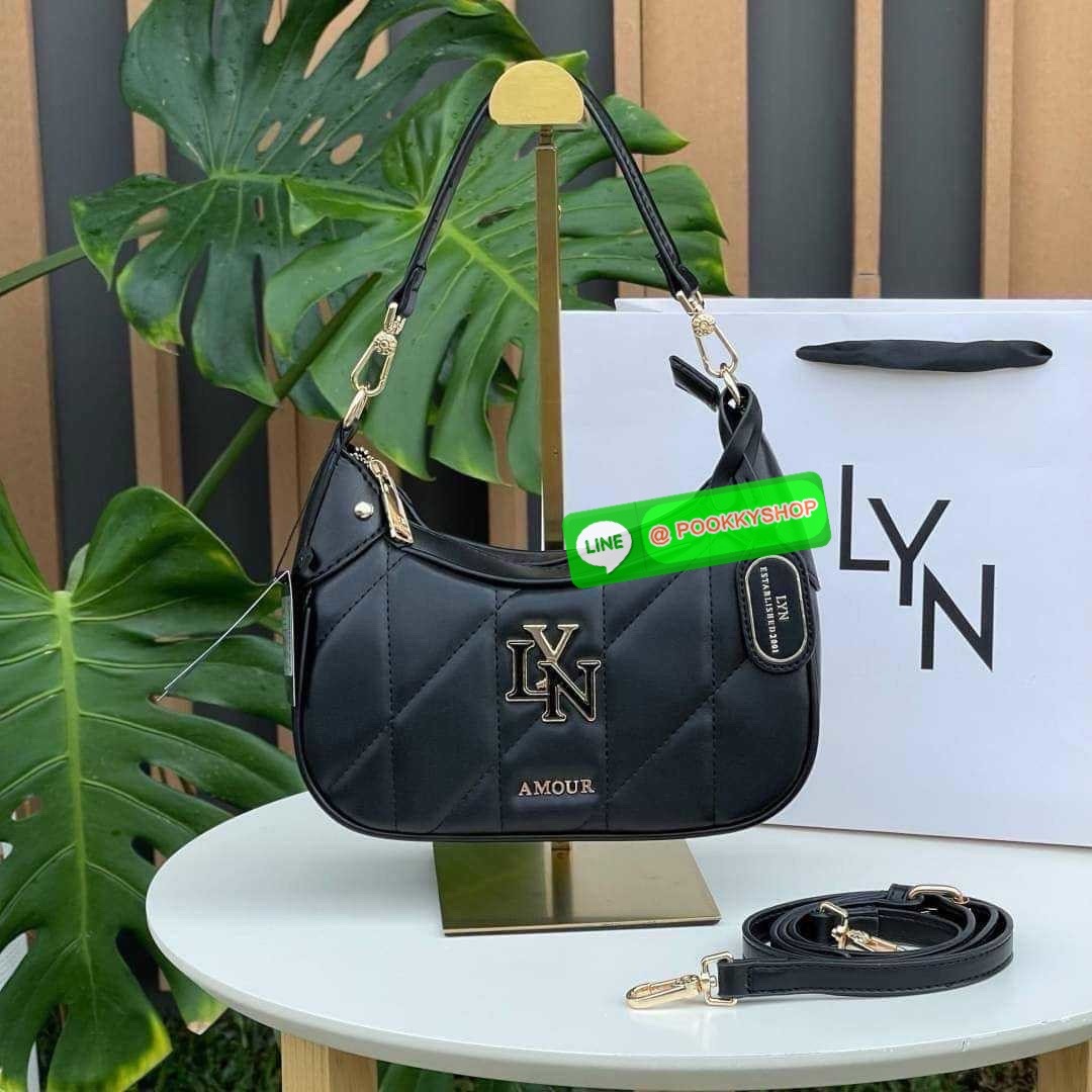 กระเป๋าลิน Lyn ทรงพอช 💝สะพายข้างได้ คล้องไหล่ได้ 💝ได้สายสะพาย 2 เส้น