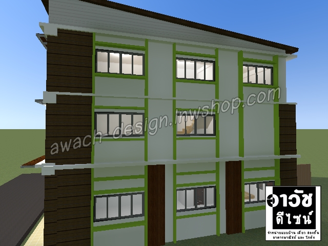 J304 อาคารพาณิชย์ 3 ชั้น 3 ห้องนอน 3 ห้องน้ำ