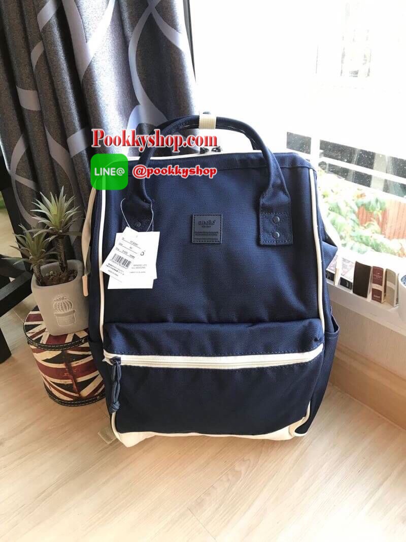 Anello N/S Kuchigane Rucksack AT-B3091 ขนาดคลาสสิค คอลเลคชั่นใหม่รับซัมเมอร์ของ Anello วัสดุผ้าcanvas ลวเลายและสีสันเข้าได้กับทุกชุด ปากกระเป๋ายังคงมีโครงเป็นเอกลักษณ์ ทรงสวยจุของได้เพียบแบบไร้กังวล ซัมเมอร์นี้อินเทรนด์ได้ก่อนใครเลยคร้า!!