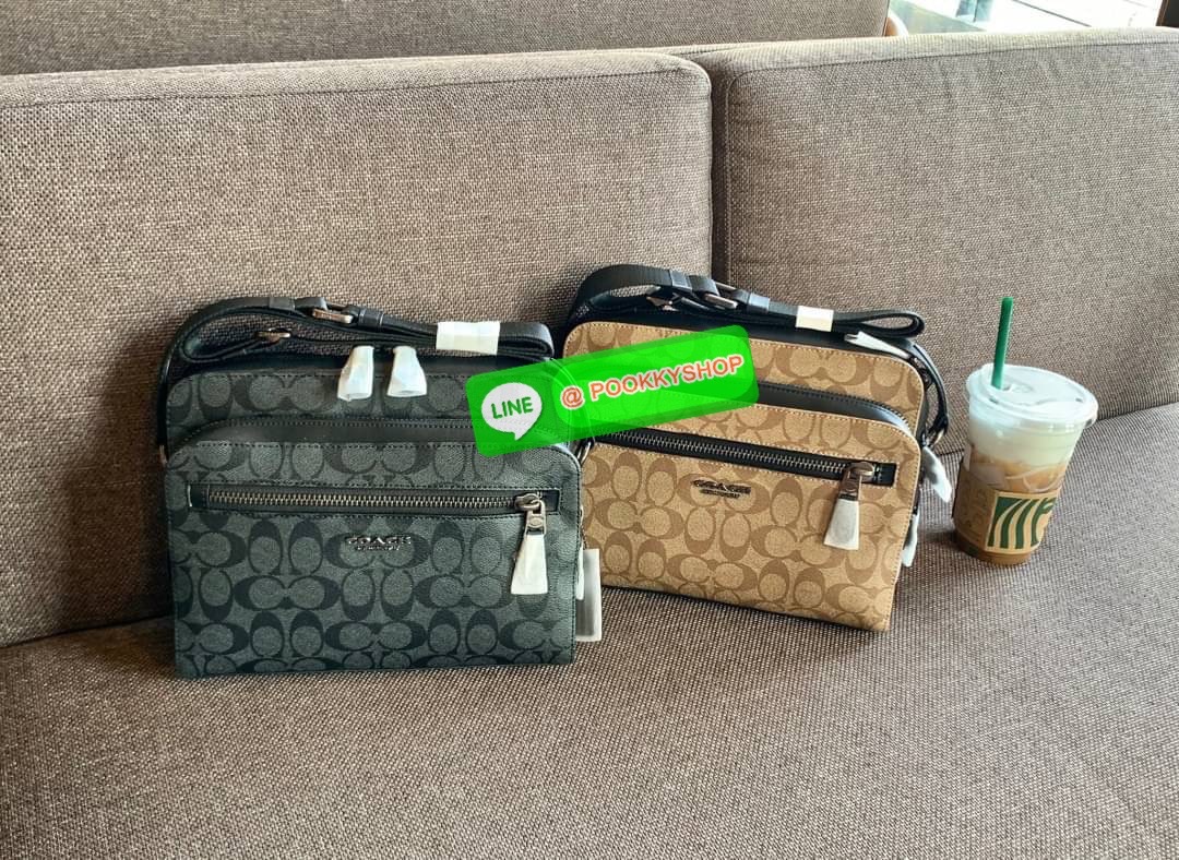COACH WEST CAMERA BAG IN SIGNATURE ((91485)) ðšāļāļĨāļąāļāļĄāļēāļāļēāļĄāļāļģāđāļĢāļĩāļĒāļāļĢāđāļāļāļāđāļēāļē! āļāļĢāļ°āđāļāđāļēāļŠāļ°āļāļēāļĒāļāļđāđāļāļēāļĒ((āļāļđāđāļŦāļāļīāļāļāđāđāļāđāļŠāļ§āļĒāļāļĩāđāļāļĩāļĒāļ§āļāđāļ°ð)) āļŦāļāļąāļāđāļāđ āđāļĨāļ°āļŦāļāļąāļCanvasāļŠāļ§āļĒāļāđāļ° āļĄāļĩāļāđāļāļāļāļīāļāļŦāļāđāļē//āļāđāļāļāļāļīāļāļāļĨāļēāļāļāļ§āđāļēāļ//āļāđāļāļāļŦāļĨāļąāļāđāļāļāļāļīāļāļāļđāđ āđāļŠāđāļŠāļąāļĄāļ āļēāļĢāļ°āđāļāļāļĢāļ°āļāļģāļ§āļąāļāđāļāđāđāļĒāļāļ°;āļāļĢāđāļāļĄāļāđāļāļāđāļĨ