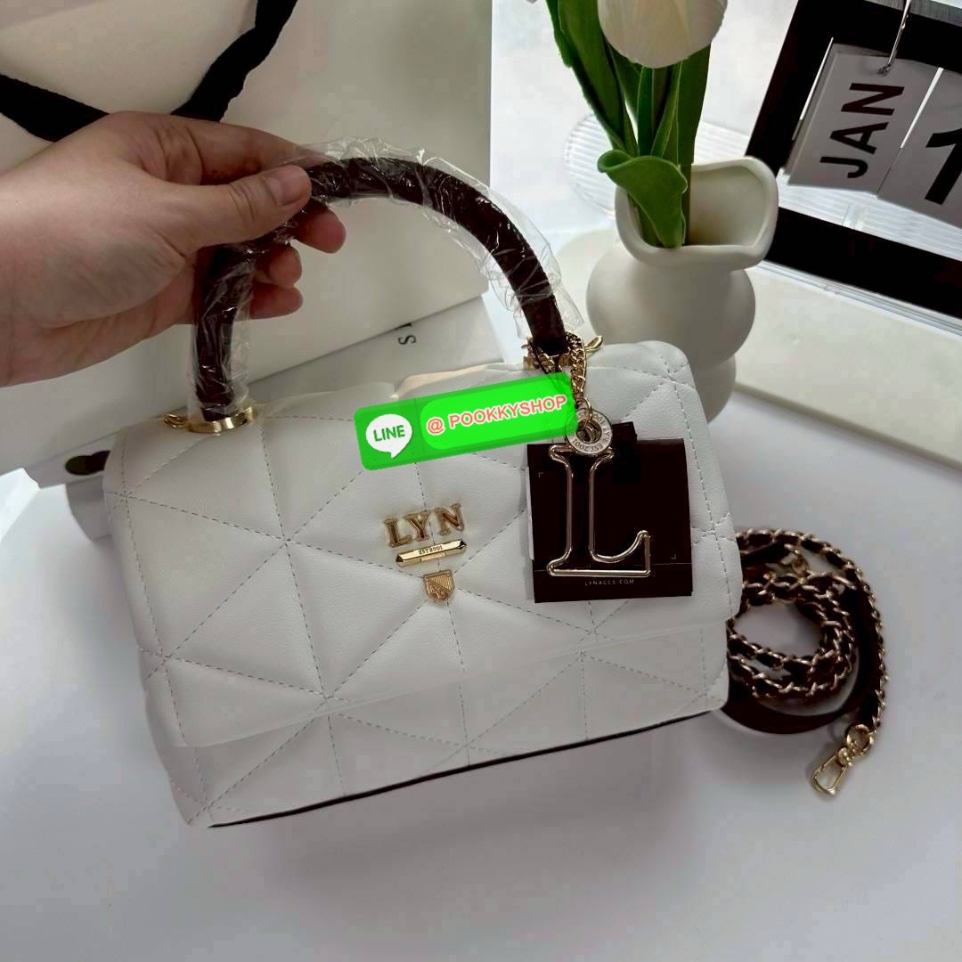 กระเป๋า LYN รุ่นหูจับ มีสายสะพายยาว +ตัวห้อย รุ่นโคโค่ COCO
