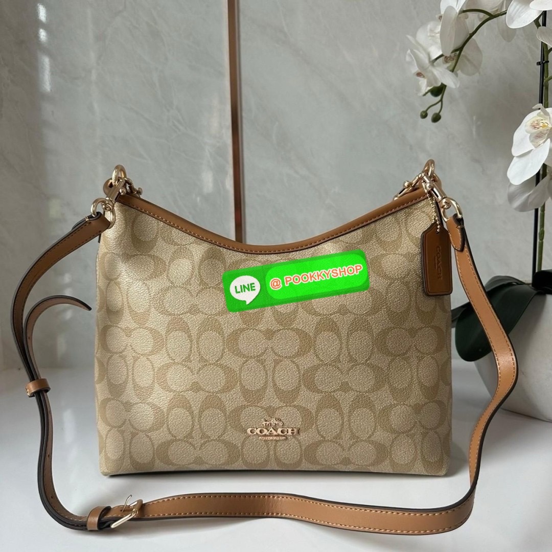 Coach Laurel Shoulder Bag Black CR148 🔖กระเป๋าสะพายข้าง/ไหล่ ทรง hobo สวยทันสมัยไม่มีเอาท์ 🔖วัสดุ : pebble leather 🔖เปิด - ปิด แบบซิปบน ภายในช่องโล่งกว้าง มีช่องรับแยกสองช่องมีซิปหนึ่งช่อง จุของได้เยอะ