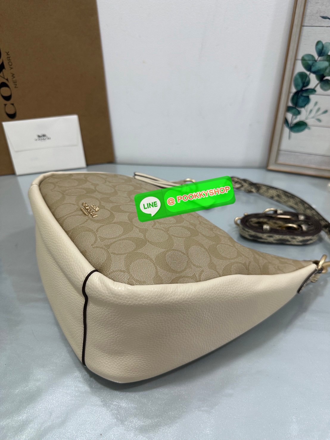 Coach C9190 Jules Hobo Shoulder Crossbody bag Refined pebble leather Inside zip and multifunction pockets Zip-top closure, fabric lining Detachable handle with 11" drop Outside zip pocket