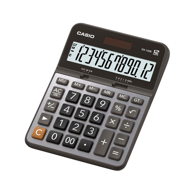 เครื่องคิดเลขตั้งโต๊ะ 12 หลัก Casio # DX-120B