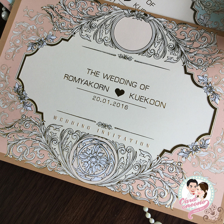 การ์ดแต่งงานวินเทจ