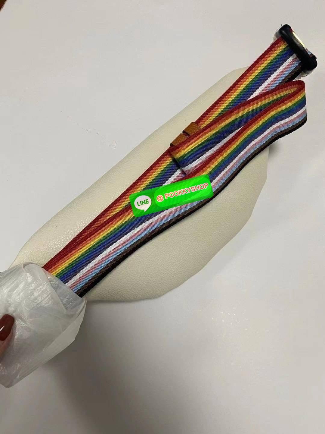 Coach Charter Belt Bag 7 Product Details Signature denim and refined calf leather Inside multifunction pocket Zip closure, fabric lining Adjustable strap for wear at waist