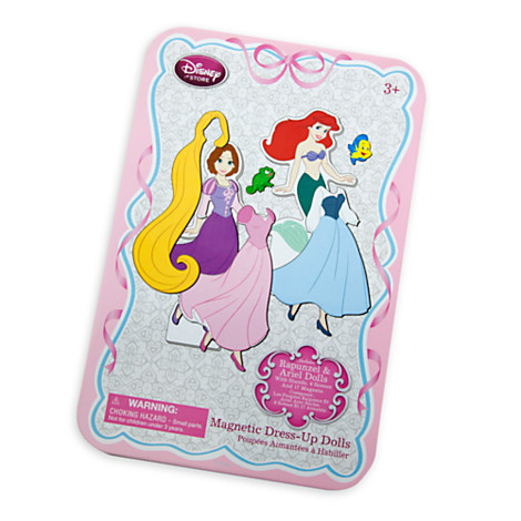 Z Ariel and Rapunzel Magnetic Dress-Up Dolls Set