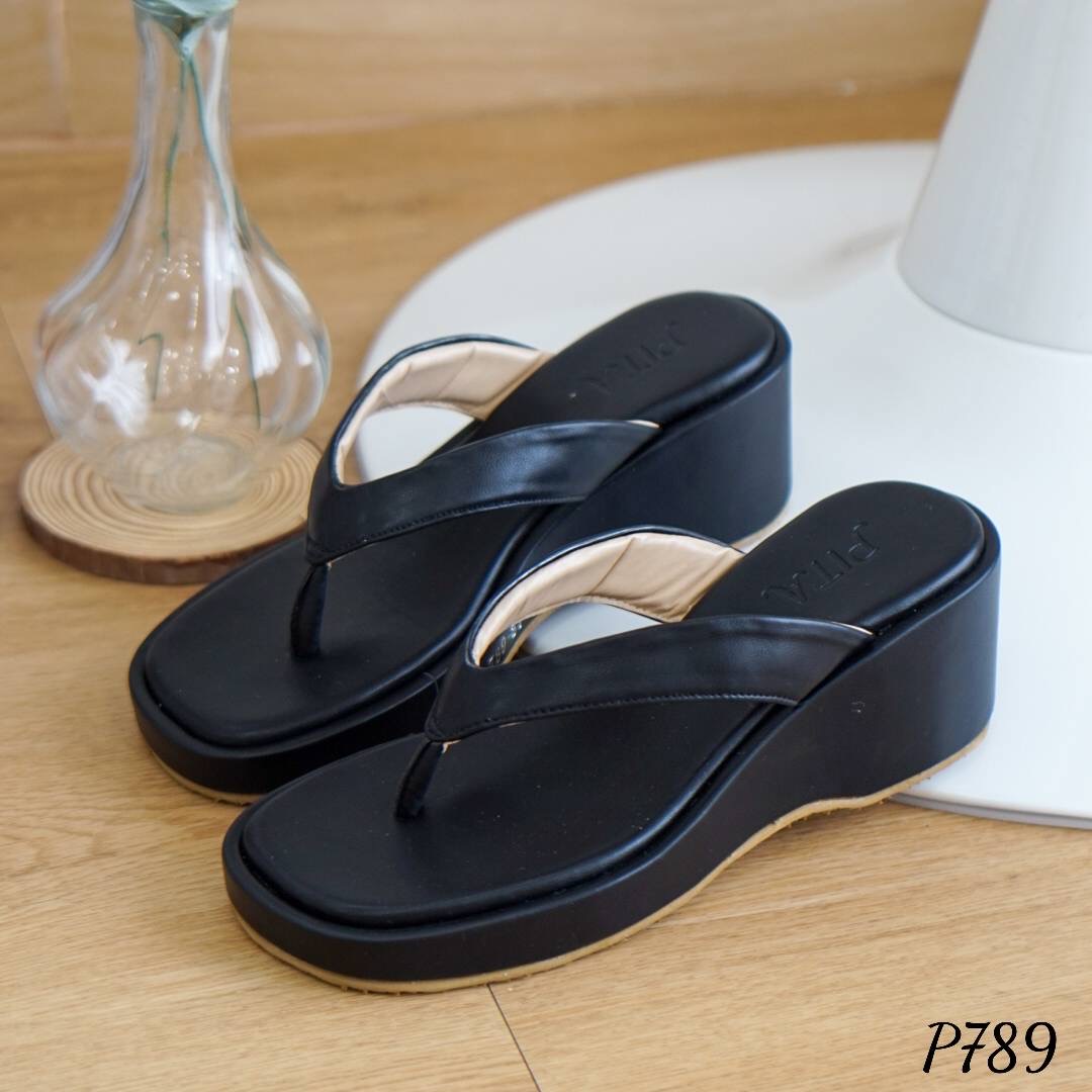 พร้อมส่ง ที่สุดของความนิ่ม ต้องคู่นี้เลยค๊า รองเท้าเสริมส้น ความสูง2นิ้ว เสริมหน้า1นิ้ว ความสูงพอดีมากๆ ใส่สวย ขาเรียว เดินสบาย งานทำจากหนังpuคุณภาพดี สัมผัสนิ่ม เท่านั้นยังไม่พอ บริเวณสายด้านใน บุนวมเสริม เพิ่มความยืดหยุ่น เวลาใส่เดินคือ นุ่มมากก ใส่เดิน