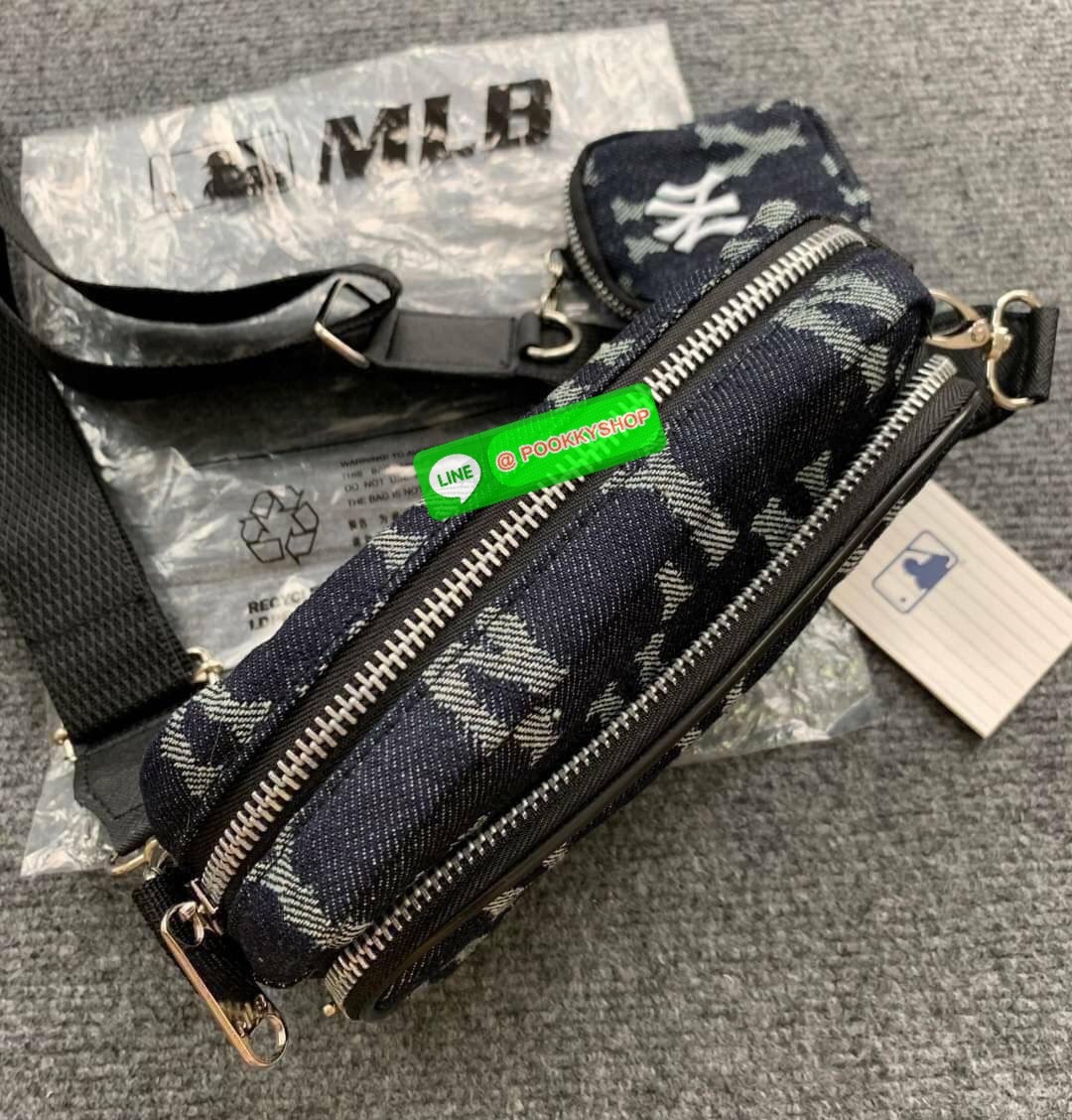 MLB NY แท้💯รุ่นนี้เป็นสองซิบ มาพร้อมใบลูกน่ารักมากๆค่ะ กระเป๋าวะพายข้าง ทรงสวยดีเทลเก๋ ปักโลโก้NYบนกระเป๋างานสวยมากๆค่ะ สีสวยเท่สุดๆใส่กับอะไรก็แมทสุดๆสีดำ สายปรับได้ตามระดับค่ะรุ่นนี้ไม่มีไม่ได้แล้วน๊า ป้ายแท็กในตัว งานน่ารักมากๆค่ะ ราคาโปรโมชั่น