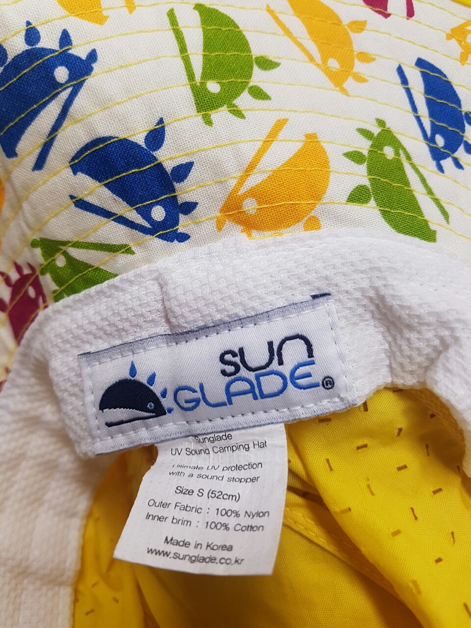 SunGlade หมวกกันเเดด กัน UV สำหรับเด็ก UV Camping Hat