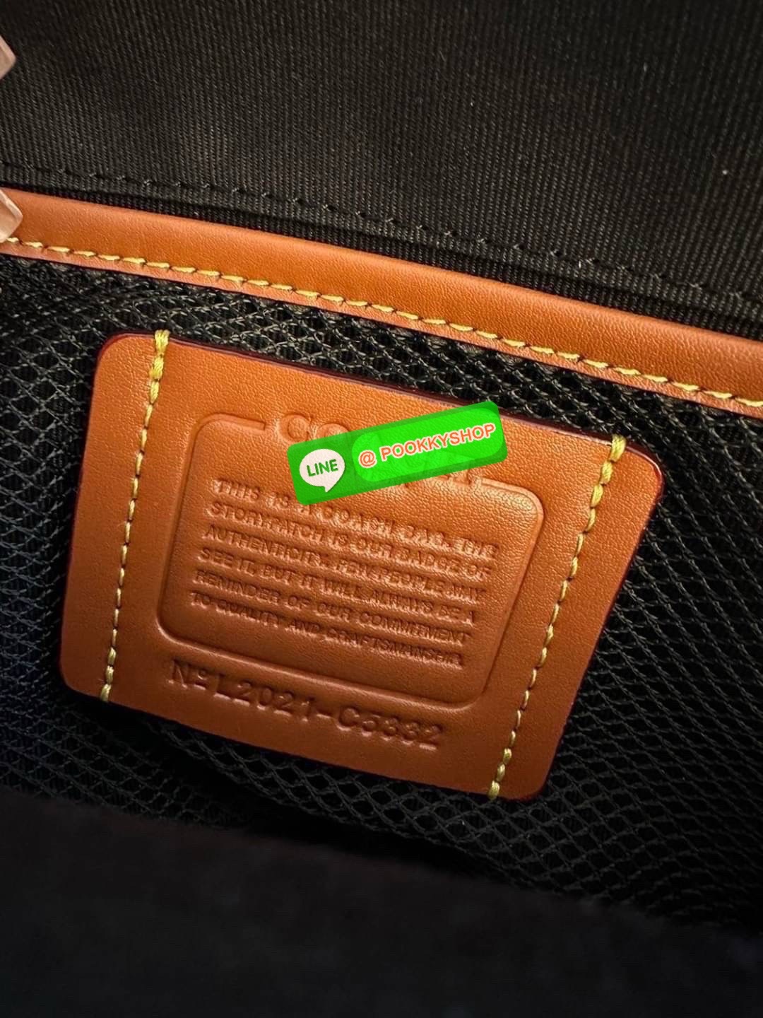 Coach C5331 Signature Gotham Pack กระเป๋า Sling Bag หนังเรียบหรู ใส่ได้ทุกวัน เท่แต่สุภาพในใบเดียว