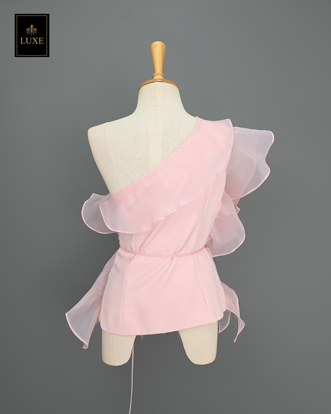 เสื้อแฟชั่น เสื้อแขนกุดไหล่เดียว