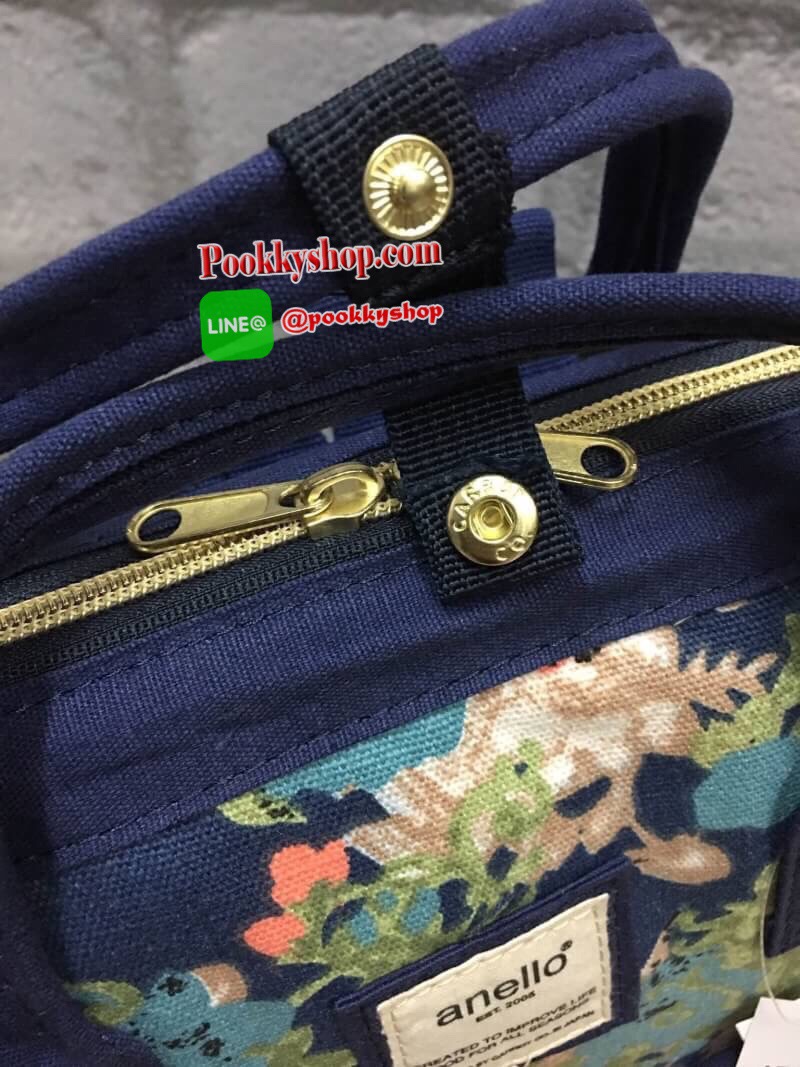 งาน3ป้าย ❤️ ภายในมีวดป((code) ❤️ ดุมCarrot New collection 2017!! กับ Anello Cotton backpack Flower pattern สไตล์วินเทจ ผ้าcottonแท้ ปากกระเป๋ามีโครงเป็นสัญลักษณ์ หูจับมีตัวล้อค ด้านหลังมีซิปเปิดปิดเพื่อหยิบจับของด้านในได้ ภายในกว้าง ใส่a4ได้