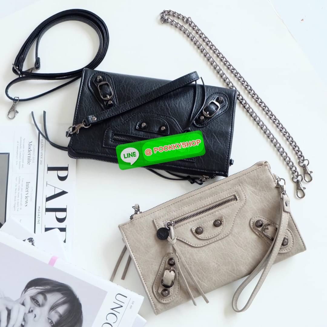 กระเป๋า 𝗖𝗥𝗢𝗦𝗦 𝗕𝗢𝗗𝗬 & 𝗖𝗟𝗨𝗖𝗧𝗛 𝗕𝗔𝗚 รุ่นขายดีเข้าเพิ่มตามคำเรียกร้องค่า รอบนี้ ทำสีออกมา 2 สีโทนเย็นตัดกับอะไหล่สีด