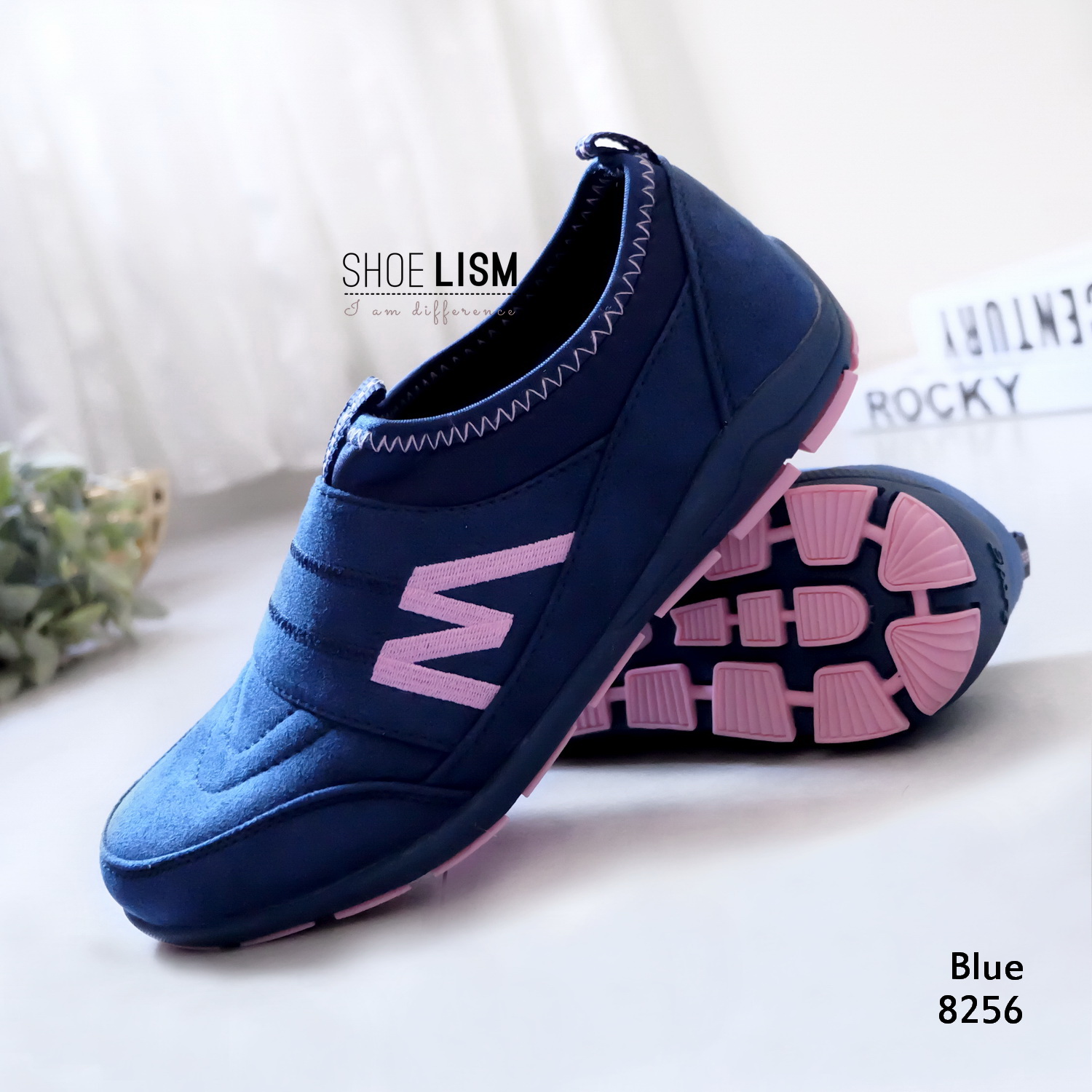 มาล้าวว รองเท้าผ้าใบยางยืด ลายเอ็ม ผ้าใบไร้เชือก ที่ขายที่สุด น่ารักลงตัว ใส่ง่ายสบายเท้า กระชับ ใส่เดิน วิ่ง ปั่นจักรยาน ใส่เที่ยวได้หมด พื้นถอดซักได้ค่ะ