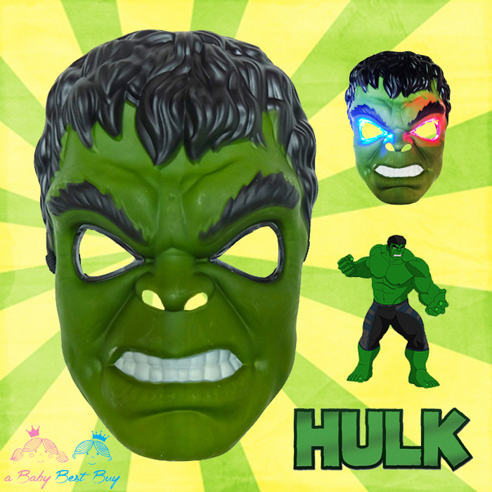 ฮ" Mask Super Hero - The Avengers - The HULK หน้ากากยักษ์เขียว The HULK มีไฟ ที่ตา