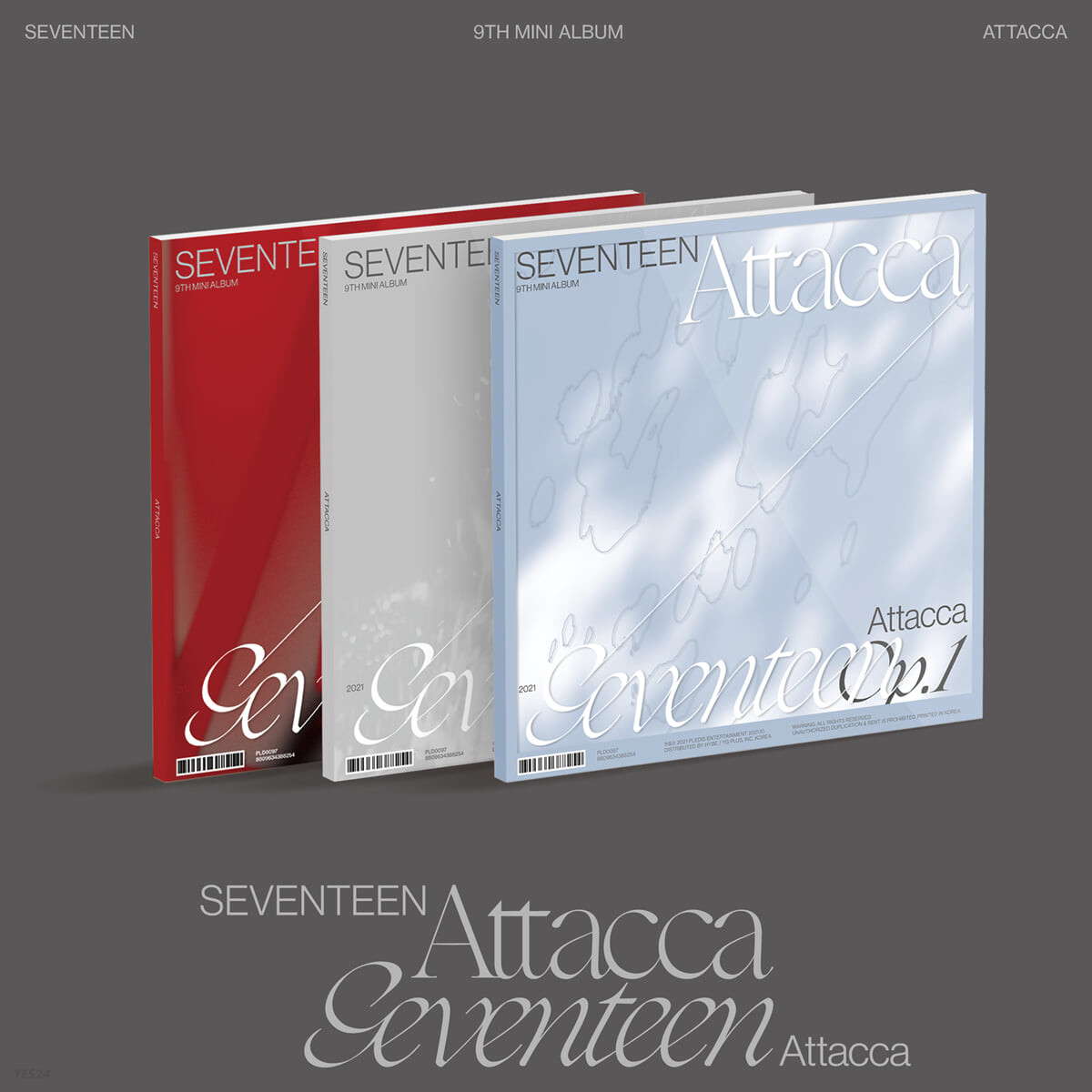 SEVENTEEN 9th Mini Album - Attacca (Random Ver.)