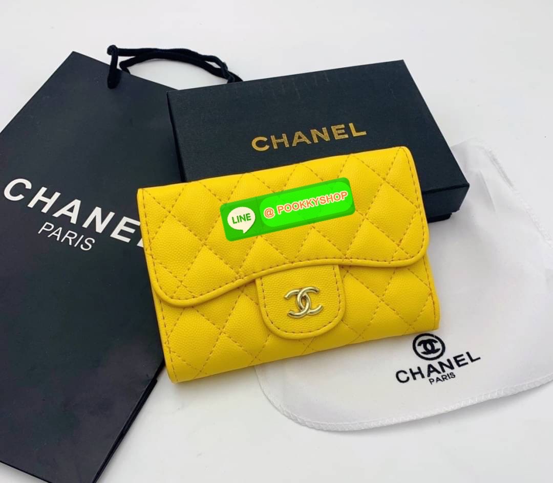 กระเป๋าสตางค์ Chanel (กลาง) CLASSIC MEDIUM FLAP WALLET CAVIARSKIN LEATHER