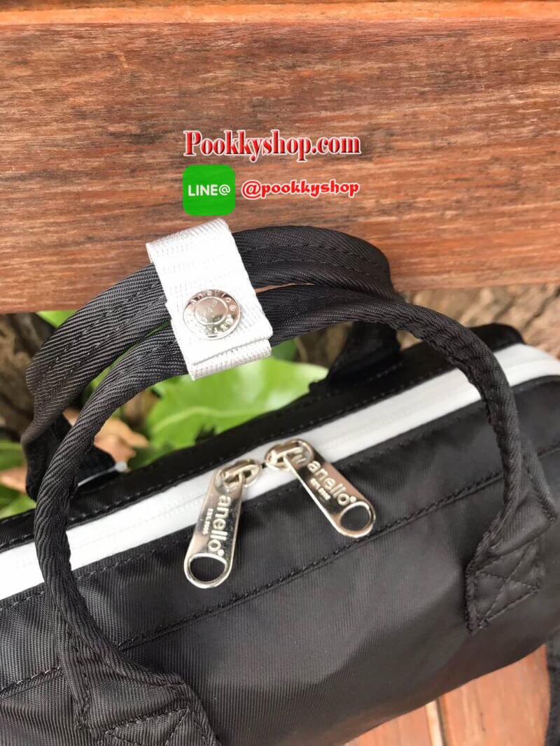 Anello Repellency Edition2 Mini Shoulder Bag (FSO-B025) กระเป๋าสะพายข้างวัสดุNylon & Polyesterหนา กันน้ำได้ น้ำหนักเบา มาพร้อมสายสะพายถอดและปรับความยาวได้ เปิดปิดด้วยซิปคู่ ภายในกว้างใส่กระเป๋าสตางค์ยาว มินิไอแพคได้ รุ่นใหม่ลิมิเตทที่น่าสะสมเลยคร้า!